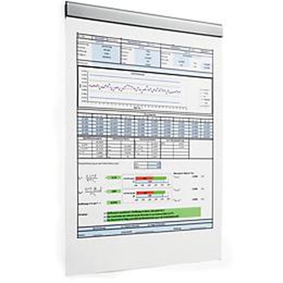Durable Barre d’affichage à fixation adhésive DURAFIX RAIL 210 mm – Argent
