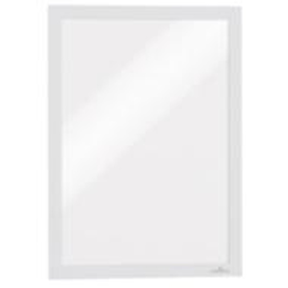 Durable Duraframe Pochette murale Cadre daffichage adhésif A4 - Cadre blanc - Sachet de 2
