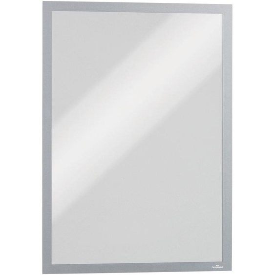 Durable Duraframe Pochette murale Cadre daffichage magnétique A3 - Cadre argent - Sachet de 5