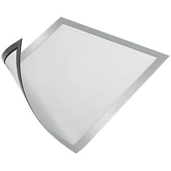 Durable Duraframe Pochette murale Cadre daffichage magnétique A4 - Cadre argent - Sachet de 5