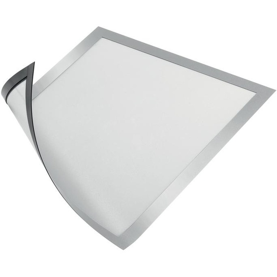 Durable Duraframe Pochette murale Cadre daffichage magnétique A4 - Cadre argent - Sachet de 5