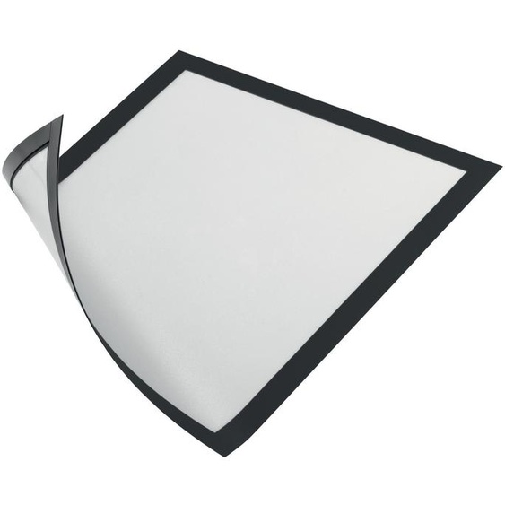 Durable Duraframe Pochette murale Cadre daffichage magnétique A4 - Cadre noir - Sachet de 5