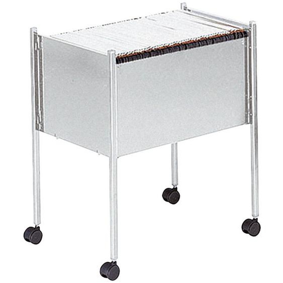Durable ECONOMY, chariot pour dossiers suspendus, A4, capacité de 80 dossiers, acier, 66 x 37 x 59 cm, gris