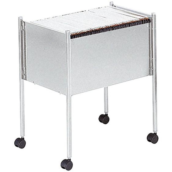 Durable ECONOMY, chariot pour dossiers suspendus, A4, capacité de 80 dossiers, acier, 66 x 37 x 59 cm, gris