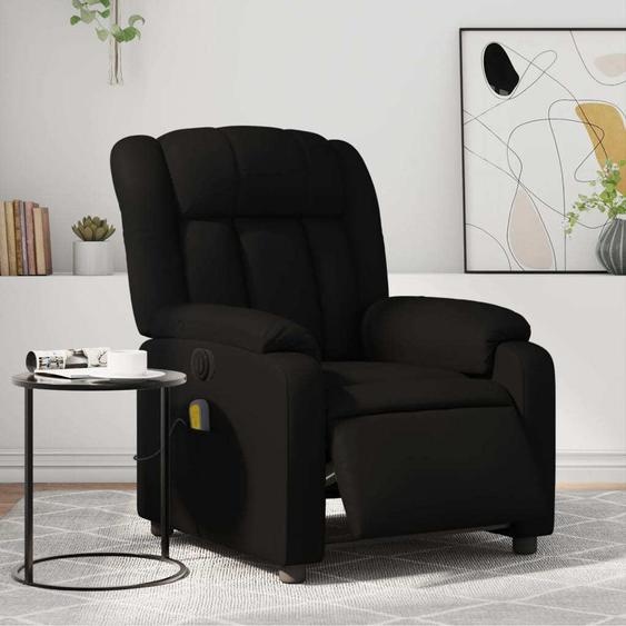Durable Fauteuil de Massage Électrique Noir Simili Cuir - Fauteuil de Télévision & Relaxation Octo5816073 2parcel
