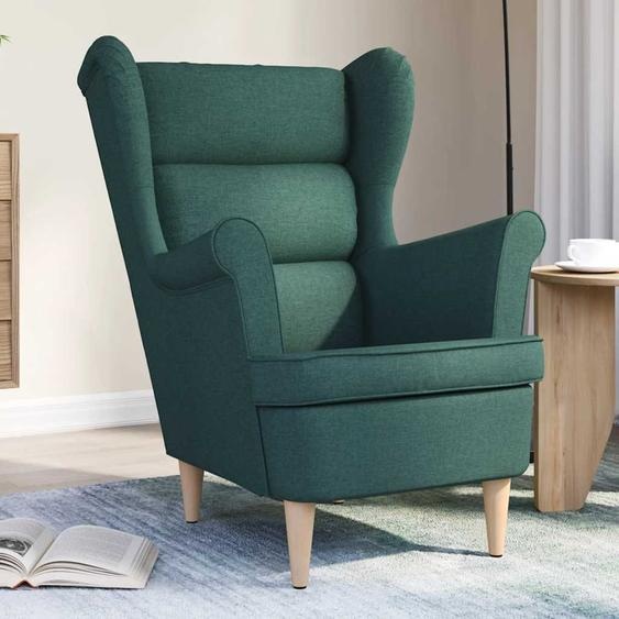 Durable Fauteuil vert foncé 74x84x100 cm Tissu - Fauteuil TV & Relax Octo1337653 1parcel