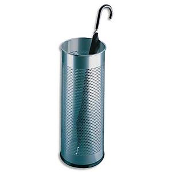 DURABLE Porte-parapluies rond ajouré en acier époxy - 28,5 litres - Diam 260 x H620 mm - Argent