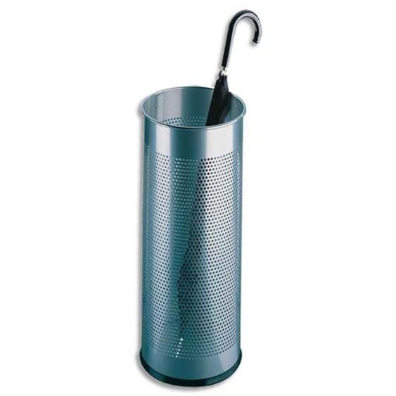DURABLE Porte-parapluies rond ajouré en acier époxy - 28,5 litres - Diam 260 x H620 mm - Argent