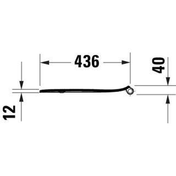 DURAVIT 0023390000 Univ.WC-Sitz D-shaped Tief 451mm Ülap