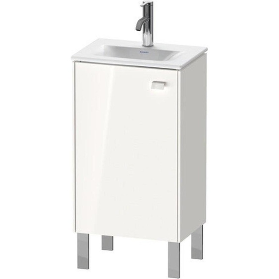 Duravit Brioso meuble sous-lavabo vertical 44,0 x 31,0 cm, 1 porte, charnière à gauche, 1 tablette en verre, pour lavabo Viu 073345, BR4508L2222