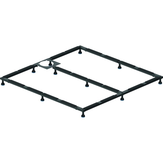 Duravit Cadre de base pour receveur de douche 90x90 cm, hauteur réglable de 8-10 cm, 791101000000000