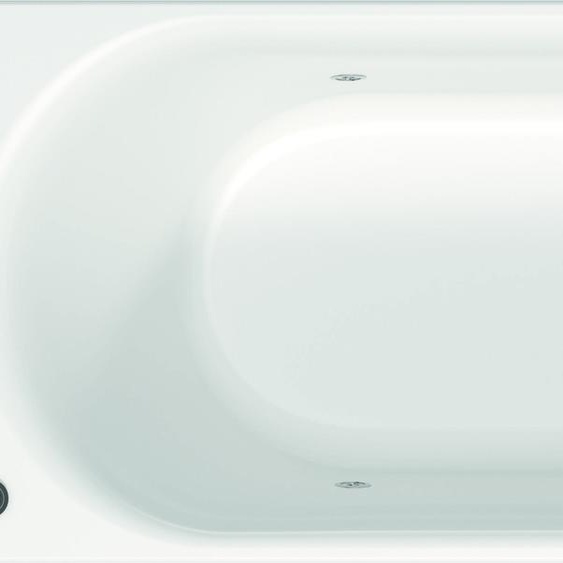 Duravit D-Neo baignoire balnéo, à encastrer, 1 pente de dossier, Jet Protect, 1600x700mm, 760472000JP1000