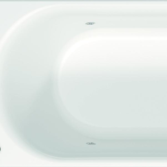 Duravit D-Neo baignoire balnéo, à encastrer, 1 pente de dossier, Jet Protect, 1700x750mm, 760479000JP1000