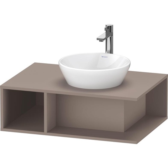 Duravit D-Neo Meuble sous-lavabo en console suspendu, 800x260x550mm, 1 compartiment ouvert sur le côté gauche, DE495804343