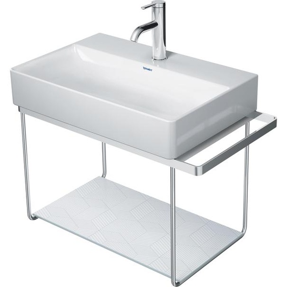 Duravit DuraSquare console en métal 66,5x38,1cm, pour lavabo 235660, porte-serviettes, montage mural, 0031141000