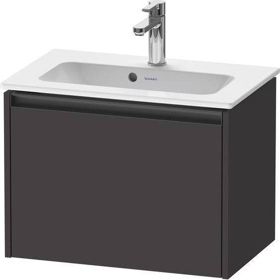 Duravit Ketho.2 bâti-support pour lavabo suspendu, 610x440x390mm, pour ME by Starck 234263, 1 tiroir, K25055080800000