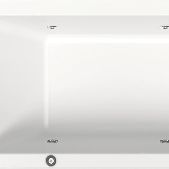 Duravit No.1 baignoire pour WC encastrée, rectangulaire, 1500x700mm, Jet Protect,1 pente de dossier, blanc, 760487000JP1000