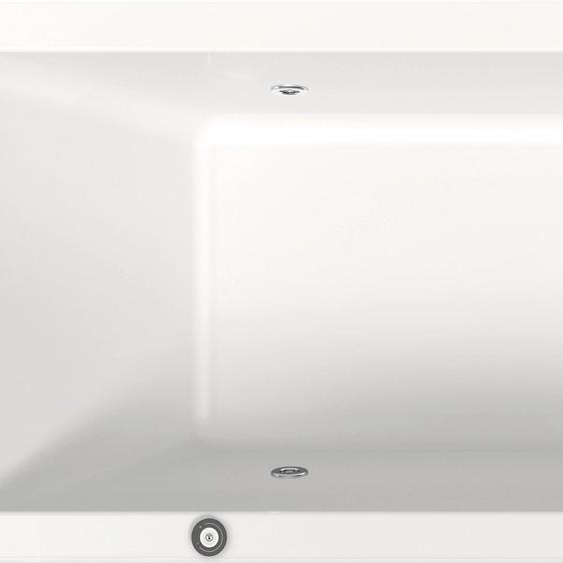 Duravit No.1 baignoire pour WC encastrée, rectangulaire, 1700x700mm, Jet Protect,1 pente de dossier, blanc, 760489000JP1000