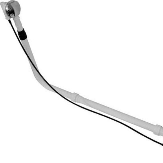 Duravit Paiova, kit de trop-plein et de trop-plein, avec entrée inférieure, chromé, 791230000001000