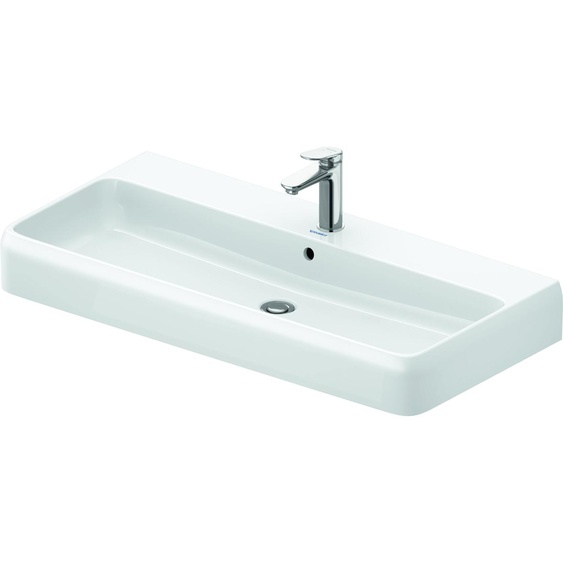 Duravit Qatego lavabo, 1000x470mm, avec trop-plein, partie inférieure vitrée, 2382102000