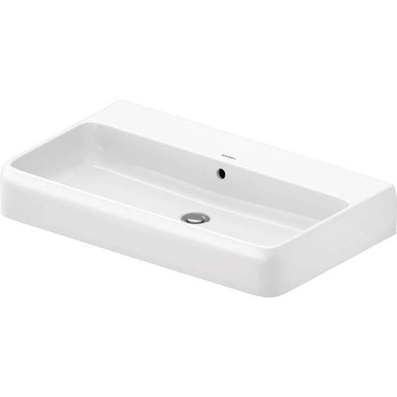 Duravit Qatego lavabo à poser, 800x470mm, avec trop-plein, partie inférieure vitrifiée et polie, 2382800028