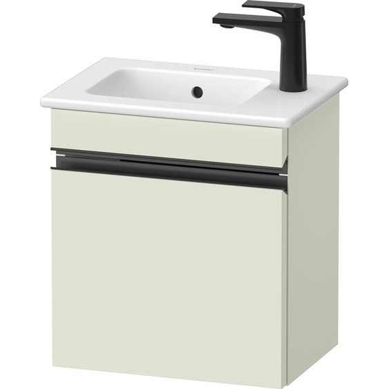 Duravit Sivida bâti-support pour lavabo, charnières à gauche, poignée encastrée noir diamant mat, 400x287x443mm, pour ME by Starck, SV4642LBDHH0000