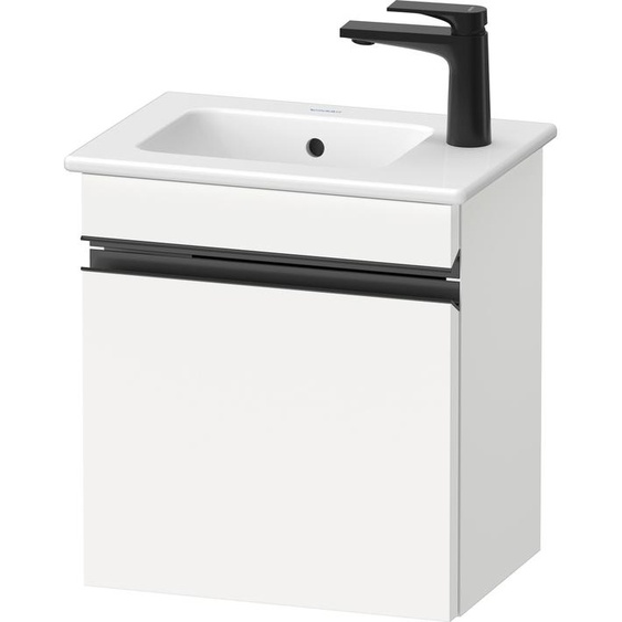 Duravit Sivida sous-lavabo, charnières à droite, poignée encastrée noir diamant mat, 400x287x443mm, pour ME by Starck, SV4642RBD180000