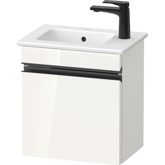 Duravit Sivida sous-lavabo, charnières à droite, poignée encastrée noir diamant mat, 400x287x443mm, pour ME by Starck, SV4642RBD220000