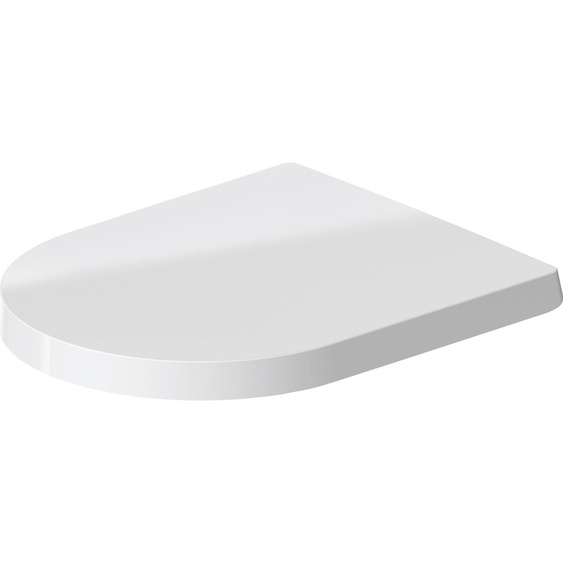 Duravit ME by Starck Abattant WC Blanc frein de chute et charnière inox - 0020090000