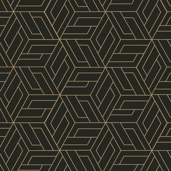 DUTCH WALLCOVERINGS Papier peint cobra noir