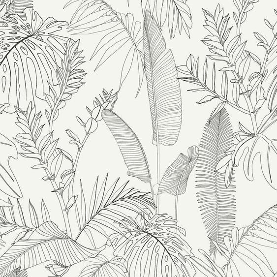 DUTCH WALLCOVERINGS Papier peint galapalos blanc