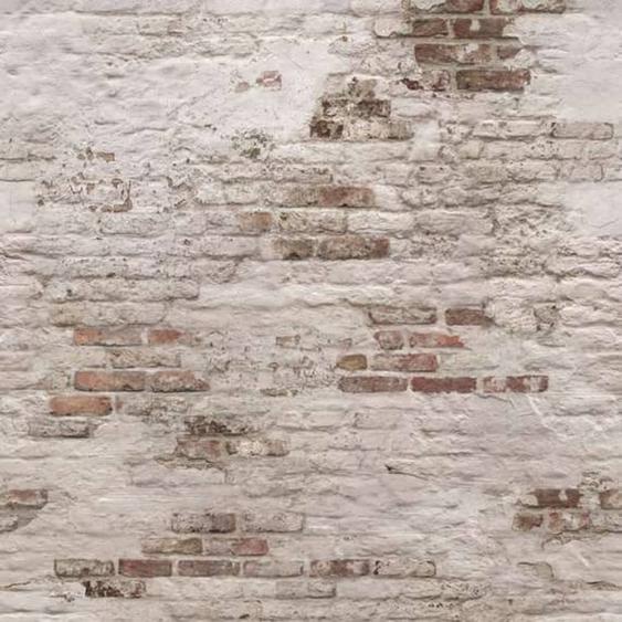 DUTCH WALLCOVERINGS Papier peint Old Brick Wall Beige et marron