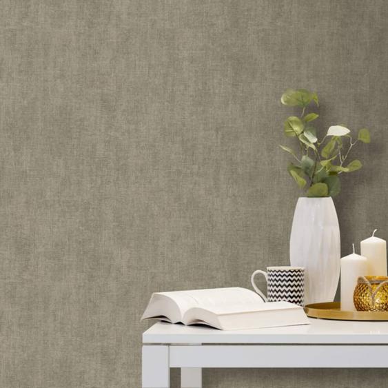 DUTCH WALLCOVERINGS Papier peint simple gris-marron