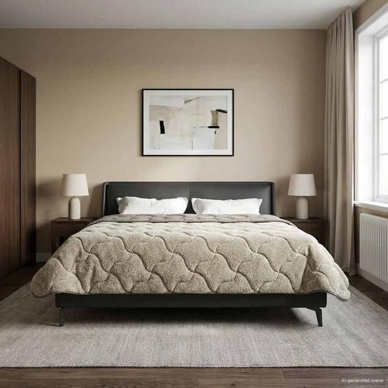 Duvet complet toute lannée Matelassé Gris clair 220 x 240 cm