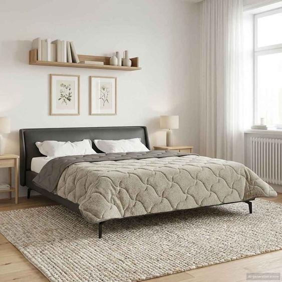 Duvet complet toute lannée Matelassé Gris clair 220 x 260 cm