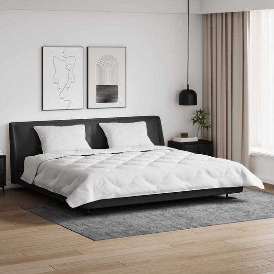 Duvet dhiver avec oreiller 3 pcs Blanc Microfibre