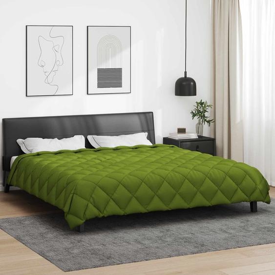 Duvet dhiver Vert 240 x 260 cm Microfibre