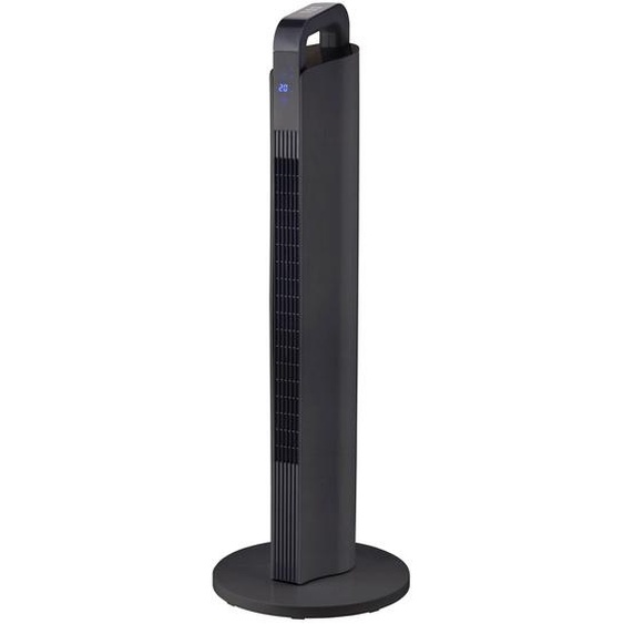 Dx Drexon Chauffage tour céramique oscillant BARI 2000 W - Avec télécommande - Noir