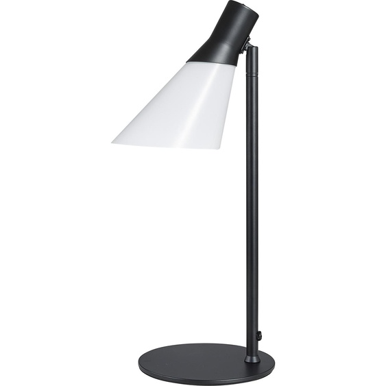 Dyberg Larsen Gent, Noir, Opaque, Blanc, Verre, Métal, Chambre denfant, Bureau à domicile, Bureau, Bureau, Noir, IP20, E14