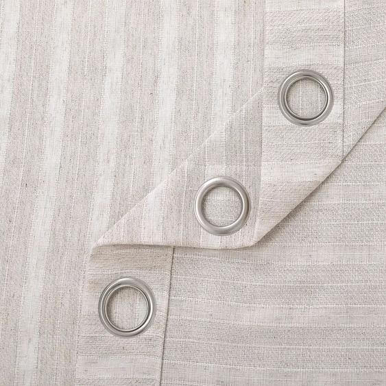 DYSSEL deco Rideaux de fenêtre en lin naturel Anti-UV, décoration solide pour la maison, Style américain, tige de poche, œillet supérieur pour salon et chambre à coucher