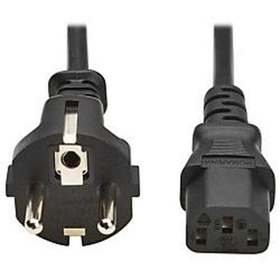 Eaton P054-02M-EU, 2 m, CEE7/7, IEC C13, H05VV-F, 100-250 V, 10 A