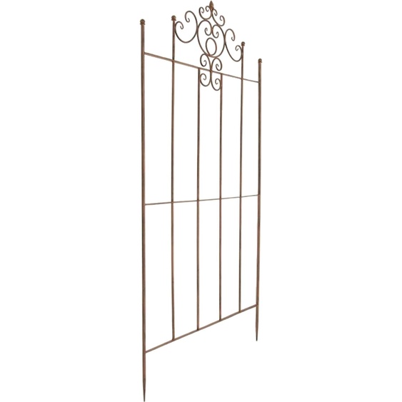 Echafaudage grimpant classique en métal - structure de jardinier - design indépendant stylé | Couleur : brun antique