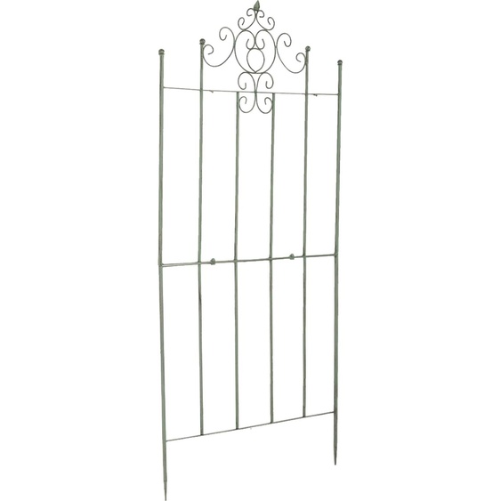 Echafaudage grimpant classique en métal - structure de jardinier - design indépendant stylé | Couleur : vert antique