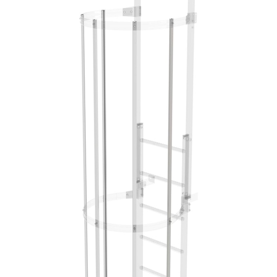 Échafaudage roulant aluminium avec stabilisateurs réglables et plate-forme double 168235
