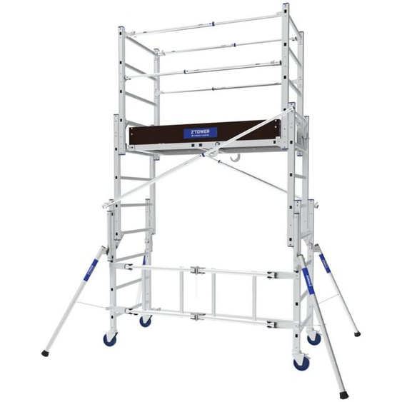 Echafaudage télescopique ZTOWER en aluminium 3,80m - TUBESCA-COMABI - 22407420