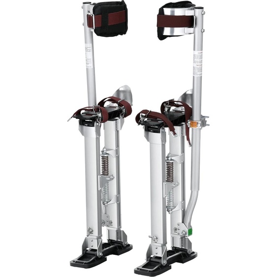 Échasses de cloison sèche, réglables en aluminium, travail antidérapant, 18 pouces