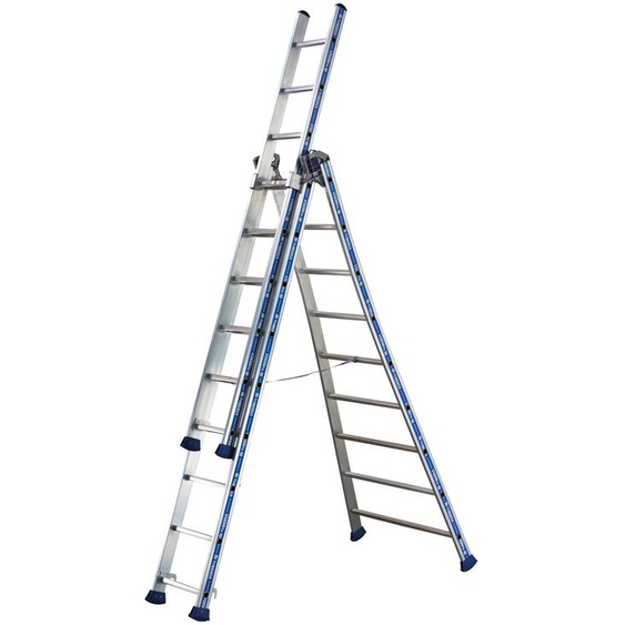 Échelle Platinium transformable 3 plans 4,89 m TUBESCA-COMABI 2443607