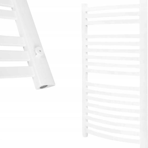 Echelle pour radiateur de salle de bain blanche 57 x 80 cm 13 nervures Diamant Fond deau