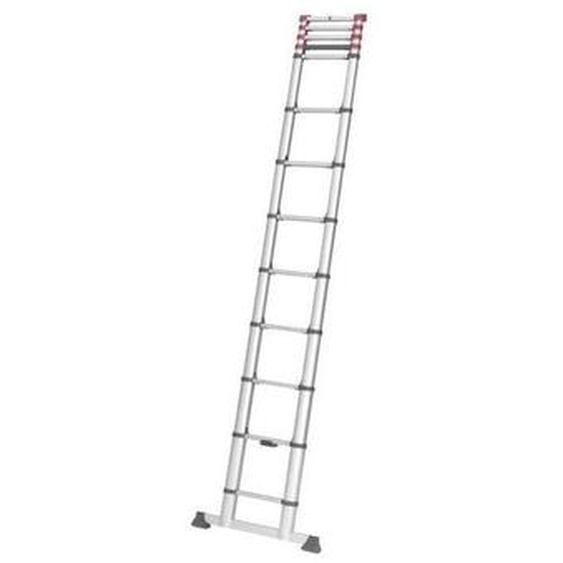Echelle télescopique 13 marches Haut. de travail 4,50m - FlexiLine - Hailo