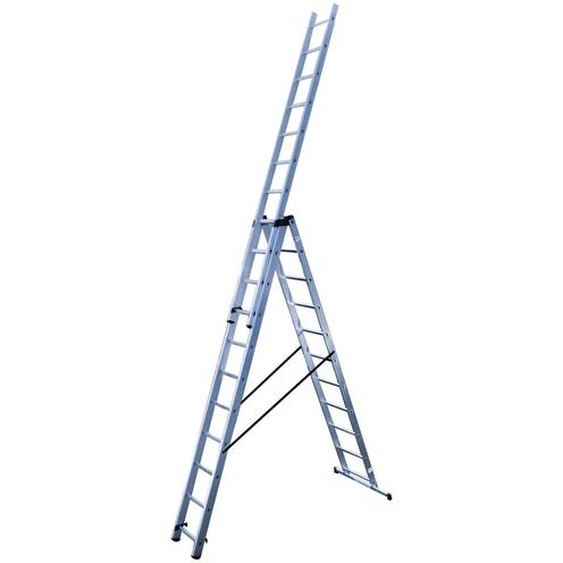 Echelle transformable 3 plans HAILO 3 x 11 échelons